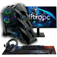 Nitropc Gaming-Desktop-PC Pack Élite - Intel Core i9-12900K, NVIDIA GeForce RTX 5070 12 GB, 32 GB RAM, 2 TB SSD, Windows 11 Pro