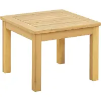 vidaXL Couchtisch Helles Akazienholz 45 x 45 x 36 cm Massivholz Akazie