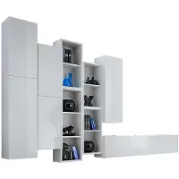 Xl Moebel Gmbh Modern Wohnzimmer Wohnwand Designer Einrichtung Wand Regale TV-Ständer Neu