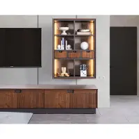 AEA Designer Wohnwand Modern Design Wohnzimmer Luxus Möbel Wand Regale Neu