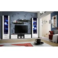 Xl Moebel Gmbh Wohnwand Set Luxus Möbel Wohnzimmer Holz Einrichtung Modern Vitrine Neu