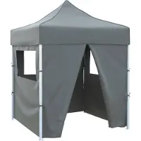 vidaXL Party-Zelt Anthrazit 200 x 200 x 315 cm Oxford-Stoff