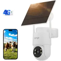 HDeye SP3 4MP 4G Sicherheitskamera mit PIR & Zwei-Wege-Audio – 3 Monate Akku, KI-Erkennung, IP65 für den Außenbereich