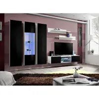 Xl Moebel Gmbh Wohnwand Weiß Stil Modern Design Sideboard TV-Ständer Holz Wandschrank Neu