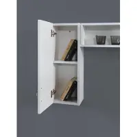 AEA Wohnzimmer Wohnwand Hochglanz Wohnwände Schrank Moderne Möbel 3tlg
