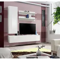 AEA Designer Einrichtung Weiß Wohnwand Luxus Holzmöbel Komplett Wandschrank