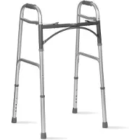 Aiorber Adjustable Height Walking Frame with Anti-Slip Handles, Portable and Lightweight, 100KG Capacity