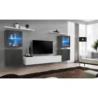 Xl Moebel Gmbh Weiß Wohnwand Hochglanz Designer Wand Schrank Wandregale Holz Luxus Möbel