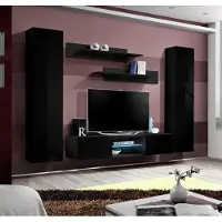 Xl Moebel Gmbh Wohnzimmer Komplett Wohnwand Wandschrank TV-Ständer Holz Designer Wandregal