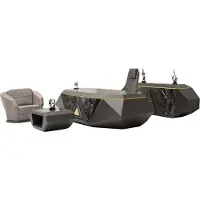 Xl Moebel Gmbh Stylisch Arbeitszimmermöbel 5tlg. Büro Arbeitstisch Komplettbüro Designer Möbel