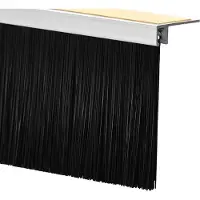 vidaXL Selbstklebende Türbürstendichtungen 2 stk. Weiß 100 cm