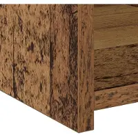 vidaXL Bücherregal mit Schubladen Altholz 30 x 42,4 x 185,2 cm