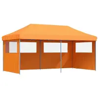 vidaXL Party-Zelt Orange 292 x 580 x 315 cm Oxford-Stoff