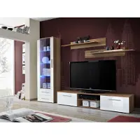 Xl Moebel Gmbh Braun Wohnzimmermöbel Wohnwand Einrichtung Sideboard TV-Ständer Vitrine