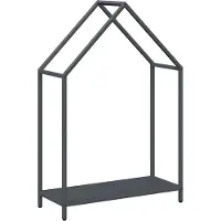 vidaXL Brennholzregal Anthrazit 60x25x90 cm Kaltgewalzter Stahl