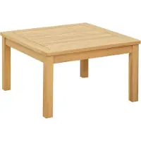 vidaXL Couchtisch Helles Akazienholz 60 x 60 x 36 cm Massivholz Akazie