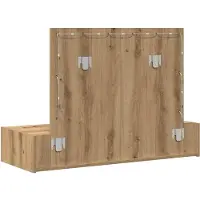 vidaXL Schminktisch Braun 100 x 40 x 70 cm Holzwerkstoff