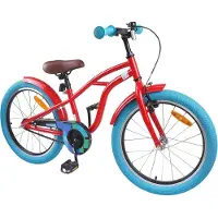 vidaXL Kinderfahrrad 22 Zoll für 7-12 Jahre alt Rot