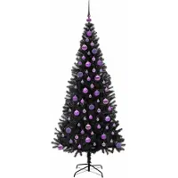 vidaXL Mads (mit 300 LEDs und lilafarbenen Bällen)
