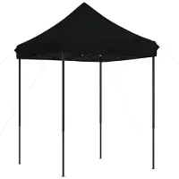 vidaXL Party-Zelt Schwarz 200 x 200 x 306 cm Oxford-Stoff