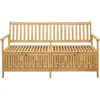 vidaXL Garten-Aufbewahrungsbank 2 -Seater 170 x 63 x 84 cm Rechteckig