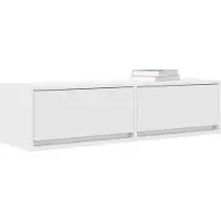 vidaXL TV-Schränk mit Schubladen Weiß 100 x 31 x 25,5 cm Holzwerkstoff