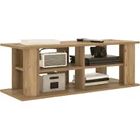 vidaXL TV-Ständer 96 x 35 x 33,5 cm Artisan-Eiche Holzwerkstoff
