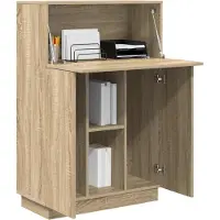 vidaXL Schreibtisch Sonoma-Eiche Holzwerkstoff 71.5 x 31.5 x 106.5 cm