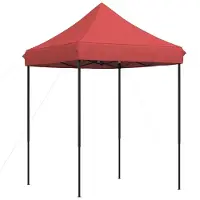 vidaXL Party-Zelt Bordeauxrot 200 x 200 x 306 cm Oxford-Stoff