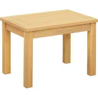vidaXL Couchtisch Helles Akazienholz 50 x 35 x 36 cm Massivholz Akazie