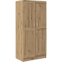 vidaXL Kleiderschrank Kunsthandwerk Eiche 82,5 x 51,5 x 180 cm