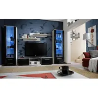 Xl Moebel Gmbh Weiß Wohnwand Wohnzimmer Möbel TV-Ständer Sideboard Moderne Design Einrichtung