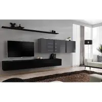 Xl Moebel Gmbh Design Wohnwand TV-Ständer 3x Wandschrank TV-Ständer Lowboard Einrichtung 7 tlg