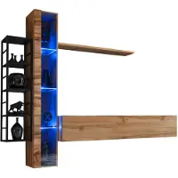 Xl Moebel Gmbh Braun Designer Wohnwand Luxus Wohnzimmer Möbel Komplette Set Sideboard Möbel
