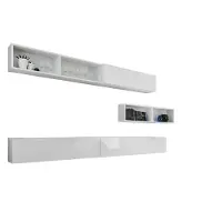 Xl Moebel Gmbh Wohnzimmer Luxus Möbel Wohnwand TV-Ständer Wandregal Holz Weiß Modern
