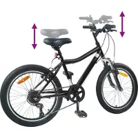 vidaXL Kinderfahrrad 20 Zoll 6-Geschwindigkeit für 6-11 Jahre alt