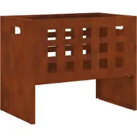 vidaXL Feuerstelle Braun 50 x 30 x 40 cm Stahl