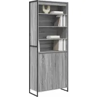 vidaXL Hohe Schränke Graues Sonoma 79 x 36 x 200 cm Holzwerkstoff