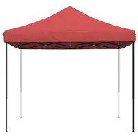 vidaXL Party-Zelt Bordeauxrot 292 x 292 x 315 cm Oxford-Stoff