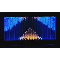 Xl Moebel Gmbh Moderne Trennwand Wasser Wände LED Wasserwand Beleuchtete Wand Säulen 240x150cm