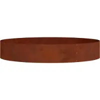 vidaXL Pflanzenring Rostig 120 x 120 x 20 cm Wetterfeststahl