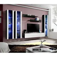 Xl Moebel Gmbh Designer Wohnzimmer Luxus Wohnwand Hänge Vitrine Modern Design Holz Einrichtung