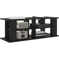 vidaXL TV-Ständer Schwarz Eichen-Optik 96 x 35 x 33,5 cm