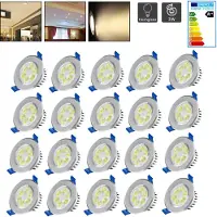 NaiZy 20X3W Spot Einbauleuchte LED Strahler Deckenstrahler Einbauspot Einbaustrahler LED Deckeneinbauleuchte Deckenspot 20X3W, Warmweiß