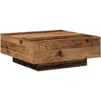 vidaXL Couchtisch Altholz 80 x 80 x 31 cm