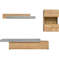 AEA Wohnzimmer Wohnwand Modern Designer TV-Ständer Wandschrank Neu