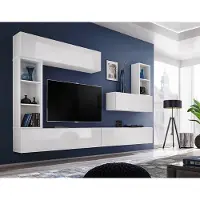 Xl Moebel Gmbh Modern Wohnwand Regal Wohnzimmer TV-Ständer Holz Designer Wand Regale