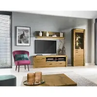 AEA Wohnwand TV-Lowboard Wohnzimmer Vitrine Wandregal Designer Regale