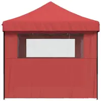 vidaXL Party-Zelt Bordeauxrot 292 x 440 x 315 cm Oxford-Stoff