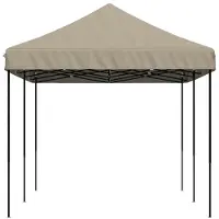 vidaXL Partyzelt Faltbar Pop-Up Taupe 580x292x315 cm